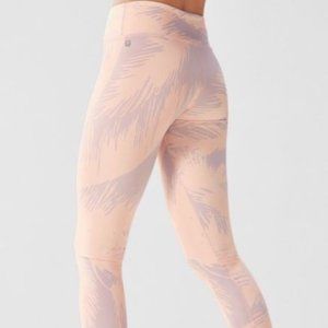 NWOT Fabletics Pink and Gray Leggings
